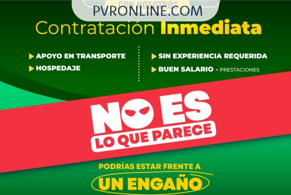Cuidado con las vacantes falsas: Alertan por reclutamiento criminal en la región