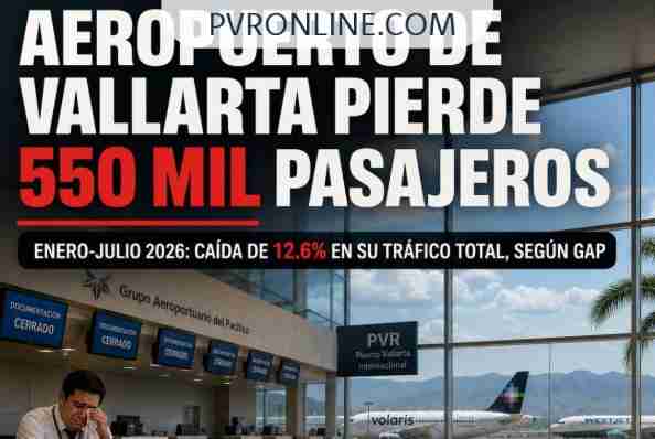 Aeropuerto de Vallarta pierde pasajeros
