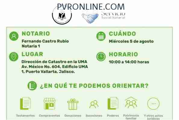 Habrá asesoría jurídica gratuita en Puerto Vallarta este miércoles 5 de agosto