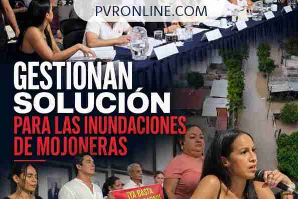 Gestionan solución para las inundaciones de Mojoneras