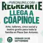 RecreArte llega a Coapinole con arte, talleres y teatro gratis